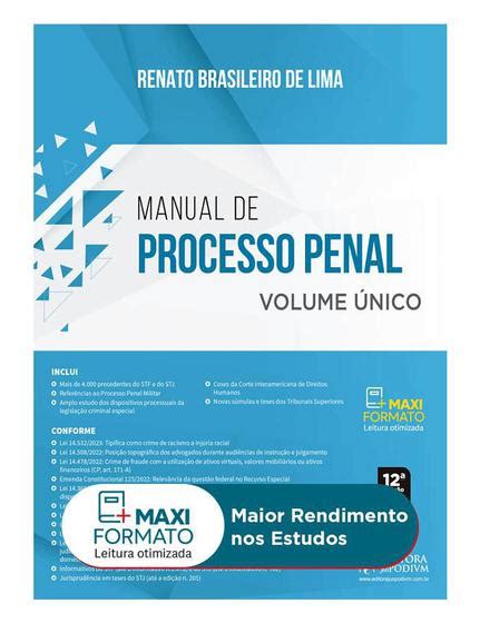 manual de direito processual penal pdf